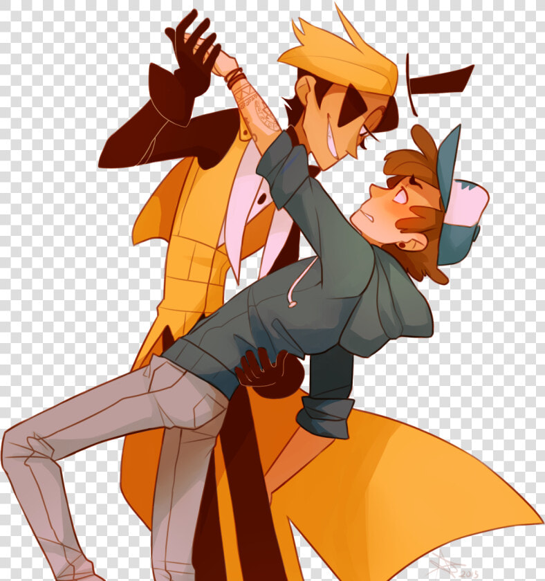 Gravity Falls  Dipper Pines  And Bill Cipher Image   Bill Cipher Human And Dipper  HD Png DownloadTransparent PNG