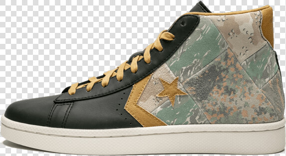 Converse Pro Leather Fs Mid Stussy   Skate Shoe  HD Png DownloadTransparent PNG