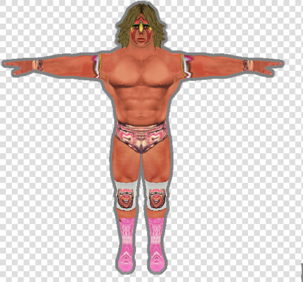 The Ultimate Warrior Model Sculpted And Tested With   Barechested  HD Png DownloadTransparent PNG