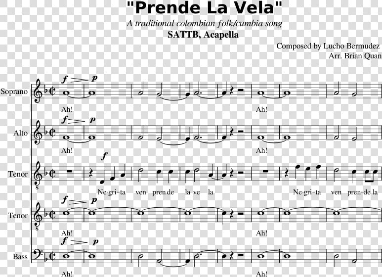 Prende La Vela Partitura  HD Png DownloadTransparent PNG