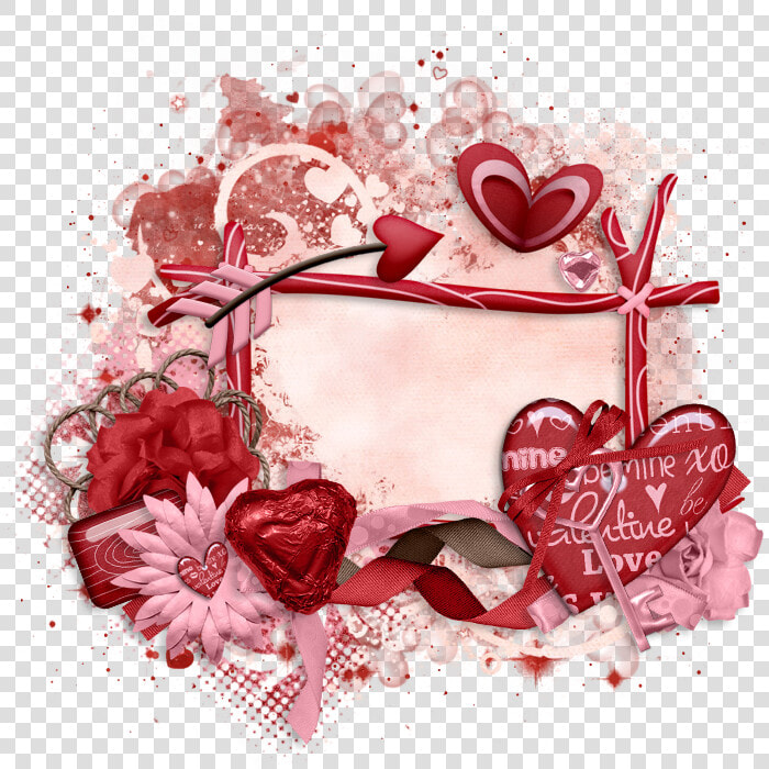 Valentine Cluster Frame 700 X   Valentines Day Cluster Frames Png  Transparent PngTransparent PNG