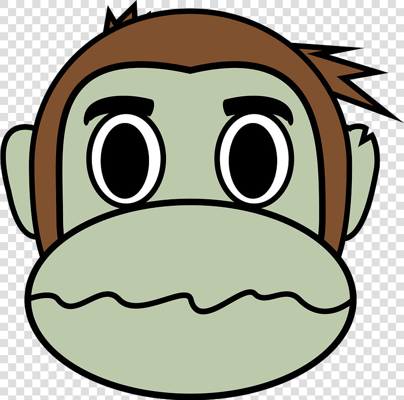 Head eye face   Transparent Monkey Face Emoji Clipart  HD Png DownloadTransparent PNG