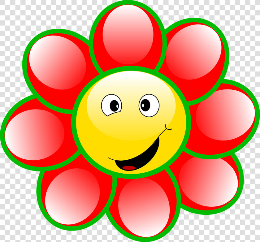 Smiley Flower Face Goofy Smile Png Image   Clipart Fiore Png  Transparent PngTransparent PNG