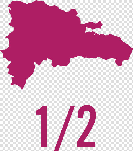 Icon   Dominican Republic Map Silhouette  HD Png DownloadTransparent PNG