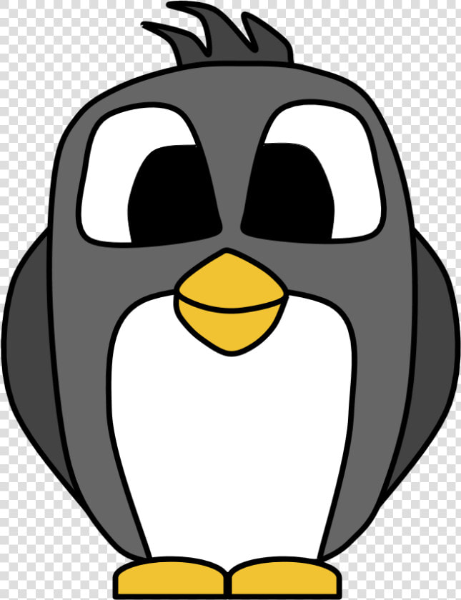 Penguin  Big Eyes  Cartoon Animal   Adã©lie Penguin  HD Png DownloadTransparent PNG