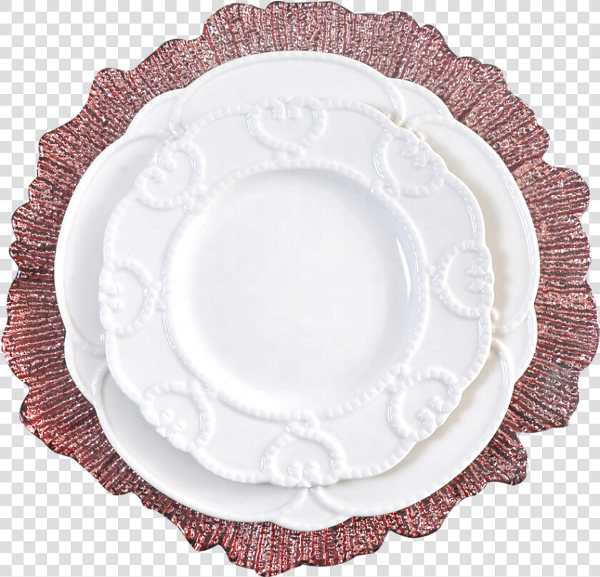 Elegant Wedding Custom Ceramic Porcelain Plates Serving   Placemat  HD Png DownloadTransparent PNG