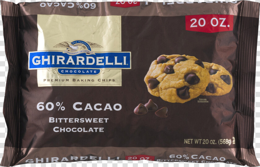 Ghirardelli 60 Dark Chocolate Chips  HD Png DownloadTransparent PNG