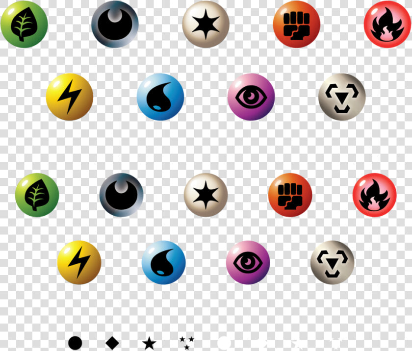 All Pokemon Type Symbols Images   Circle  HD Png DownloadTransparent PNG