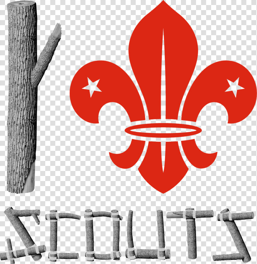 Flor De Lis Scout Png   Png Download   Scout Logo In Red  Transparent PngTransparent PNG