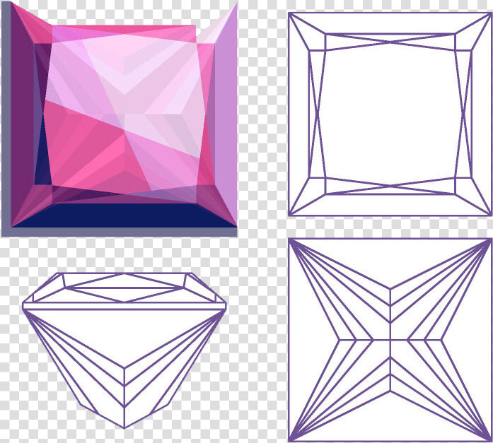 If There Is No Demand For A Fancy Shape Diamond Because   Princess Cut Diamond Clipart  HD Png DownloadTransparent PNG