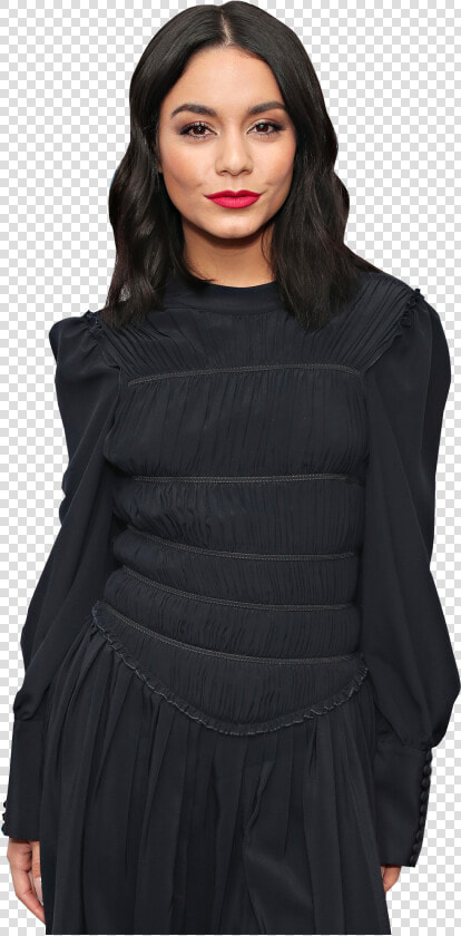 Black Dress cocktail Wear t shirt   Vanessa Hudgens Beauty Shoot  HD Png DownloadTransparent PNG