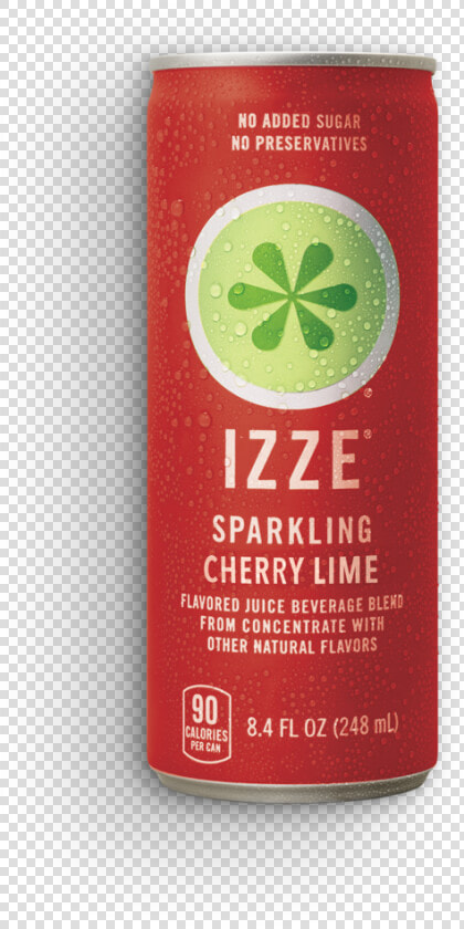 Beverage can   Izze Cherry Lime Can  HD Png DownloadTransparent PNG