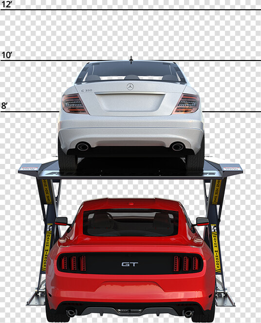 Second Locking Position   Car Stacker  HD Png DownloadTransparent PNG