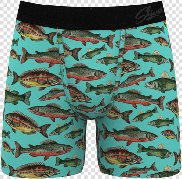 Boxer Brief Ball Hammocks Fish Theme   Board Short  HD Png DownloadTransparent PNG