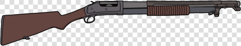 Assault Rifle Clipart Ww1 Gun   Winchester 1897 Custom  HD Png DownloadTransparent PNG