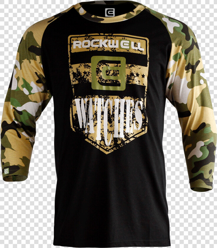 Men S Shield Slugger Camo Class   Long sleeved T shirt  HD Png DownloadTransparent PNG