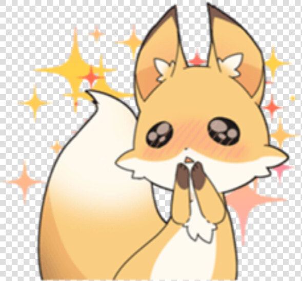  kawaii  fox  edit  png  sticker   Kawaii Fox Png  Transparent PngTransparent PNG