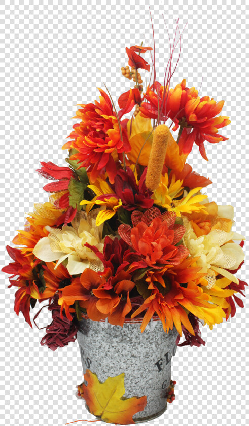 Autumn Owl Floral Centerpiece Side View  HD Png DownloadTransparent PNG