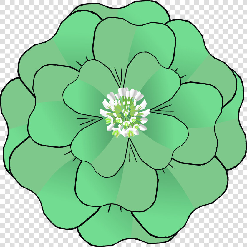 Free Clipart Of A St Patricks Day Green Four Leaf Clover  HD Png DownloadTransparent PNG