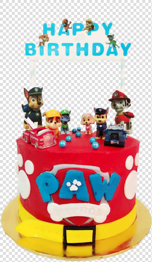 Paw Patrol Design Cake   Paw Patrol Cake  HD Png DownloadTransparent PNG