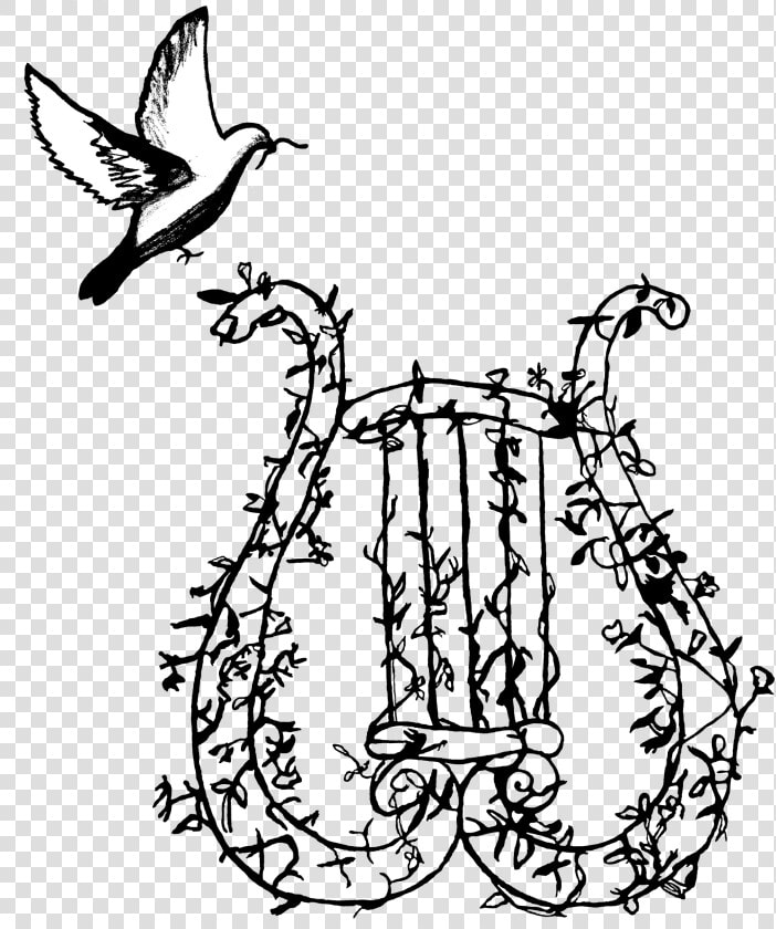 Dove And Lyre   Swallow  HD Png DownloadTransparent PNG