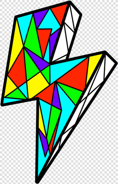  colorful  spark  lightning  overlapping  geometric   Triangle  HD Png DownloadTransparent PNG