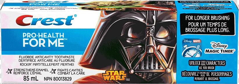 Crest Pro health For Me Star Wars Toothpaste   Crest Oral B Darth Vader  HD Png DownloadTransparent PNG