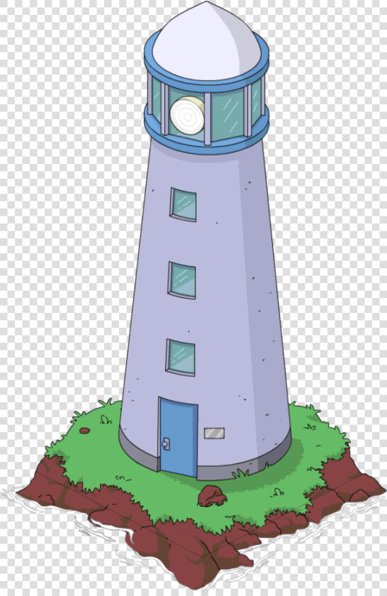 Clip Art Search The Ruins Of The Fortress By The Lighthouse   Simpsons Springfield Lighthouse  HD Png DownloadTransparent PNG