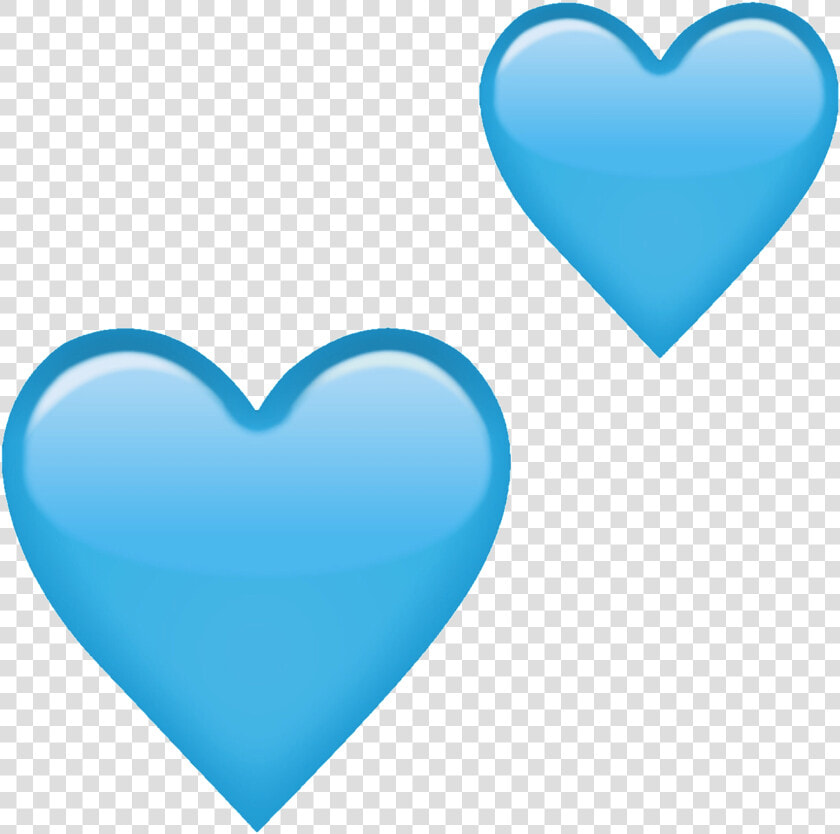 Blue Heart Emoji Png   Pastel Blue Emoji Heart  Transparent PngTransparent PNG