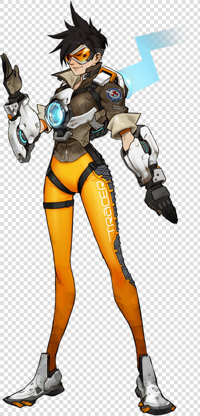 Tracer portrait   Tracer Overwatch Concept Art  HD Png DownloadTransparent PNG