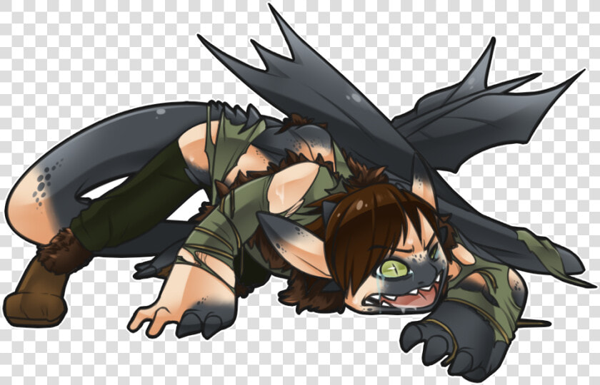 Hiccup Turning Into A Night Fury  HD Png DownloadTransparent PNG