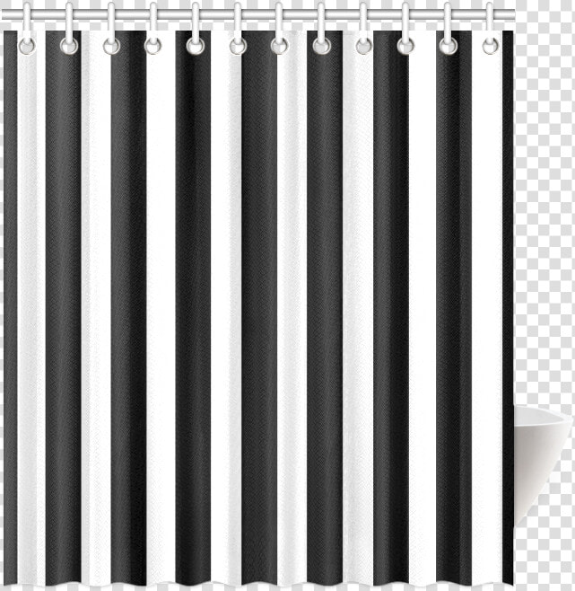 Black And White Stripes Cool Design Shower Curtain   Musical Keyboard  HD Png DownloadTransparent PNG