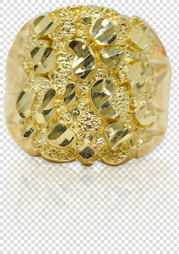 Yellow Gold 10k Nugget Ring   Ring  HD Png DownloadTransparent PNG