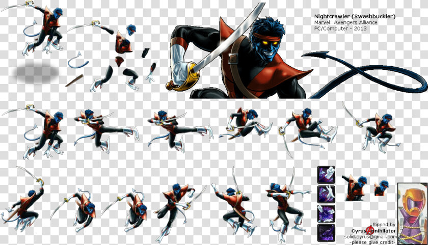 Transparent Nightcrawler Png   Avengers Alliance Nightcrawler  Png DownloadTransparent PNG