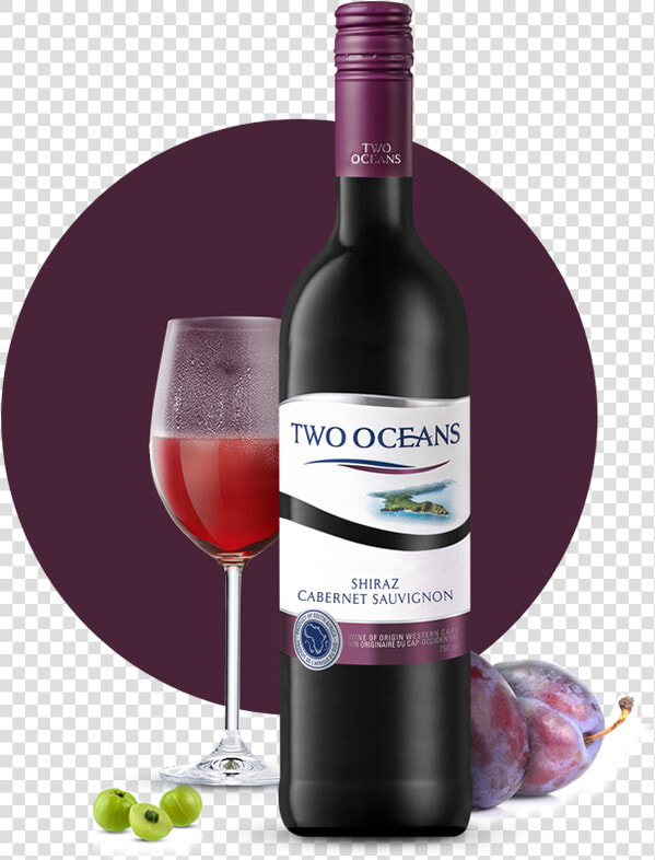 Two Oceans Cab Sau Merlot Png  Transparent PngTransparent PNG