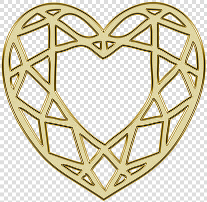 Heart  Golden  Gold  Ornament  Jewelry  Love  HD Png DownloadTransparent PNG