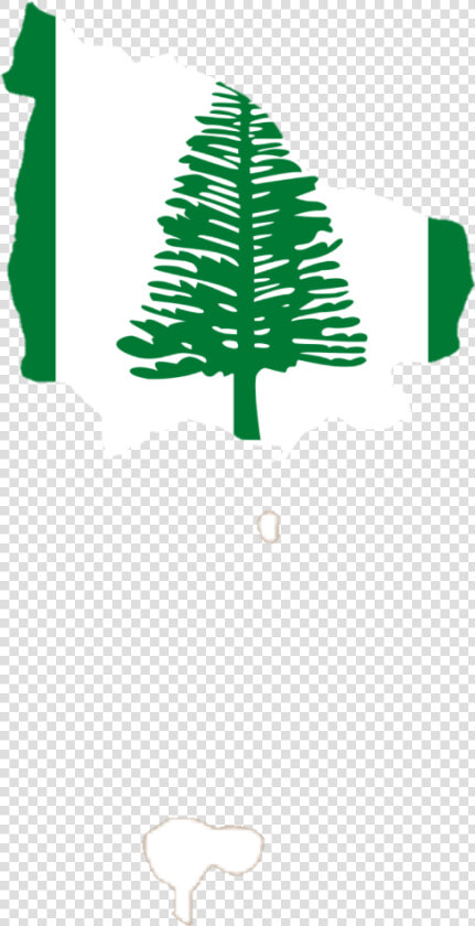 Flag Map Of Norfolk Island   Norfolk Island Flag Map  HD Png DownloadTransparent PNG