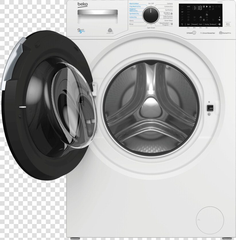 Freestanding Washer Dryer Htv9743x   Aquatech Beko 9kg  HD Png DownloadTransparent PNG