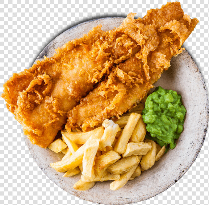 Order Online P Borza   Uk Fish And Chips Peas  HD Png DownloadTransparent PNG