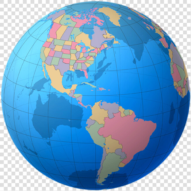 Globe Colourful Free On   Americas Globe Png  Transparent PngTransparent PNG