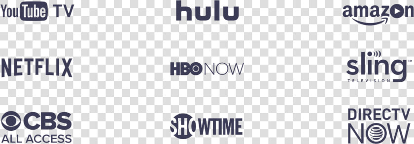 Tv Streaming Services Logos  HD Png DownloadTransparent PNG