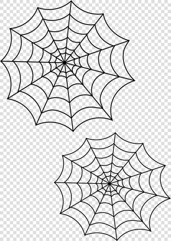 Halloween Spider Web Transparent   Web Clipart Black And White Png  Png DownloadTransparent PNG