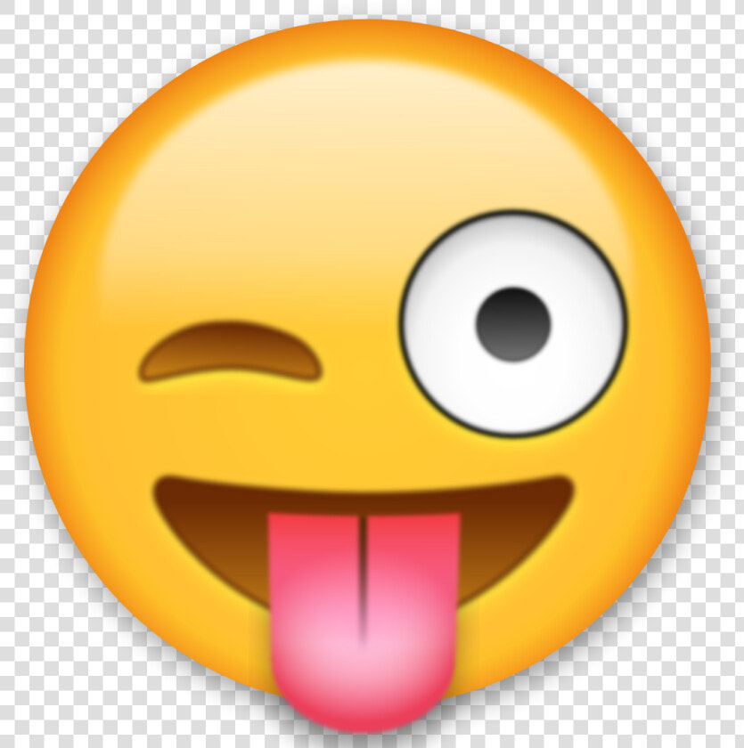 Emoji Smiley Drawing Emoticon   Sticking Tongue Emoji  HD Png DownloadTransparent PNG