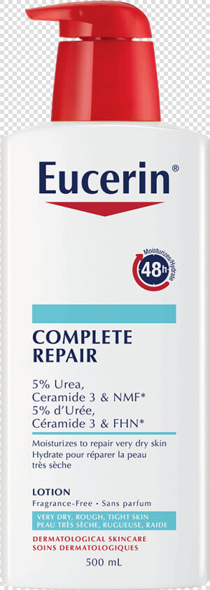 Eucerin Complete Repair Moisture Lotion For Dry  Rough   Eucerin Skin Protection Lotion  HD Png DownloadTransparent PNG