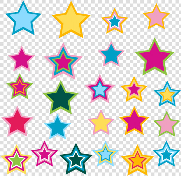 Dibujos De Estrellitas De Colores  HD Png DownloadTransparent PNG