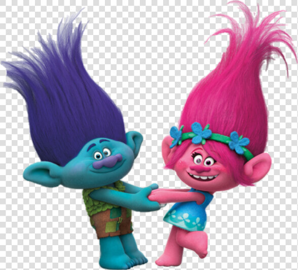  trolls  poppy  branch  love   Poppy And Branch Troll  HD Png DownloadTransparent PNG