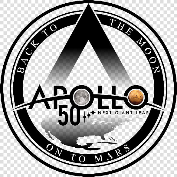 Apollo S 50th Anniversary   Apollo 50th Anniversary Logo  HD Png DownloadTransparent PNG