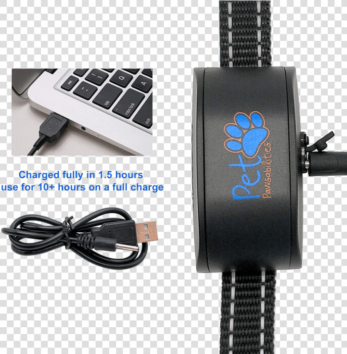 No Shock Rechargeable Water Resistant Bark Control   Usb Cable  HD Png DownloadTransparent PNG