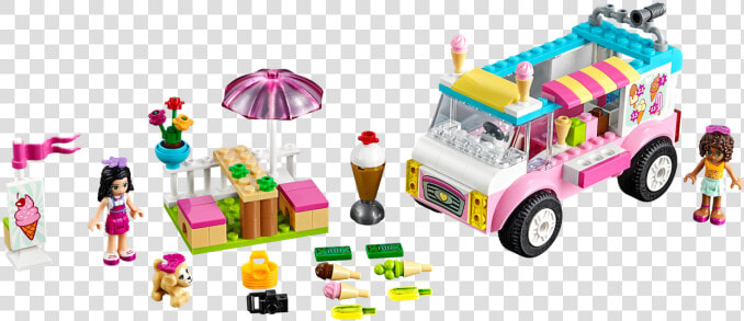 Lego 10727 Emmasicecreamtruck   Lego Friends Ice Cream Truck  HD Png DownloadTransparent PNG