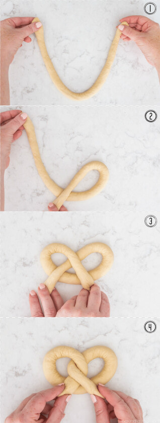 How To Twist A Soft Pretzel Shape  Plus The Best Homemade  HD Png DownloadTransparent PNG